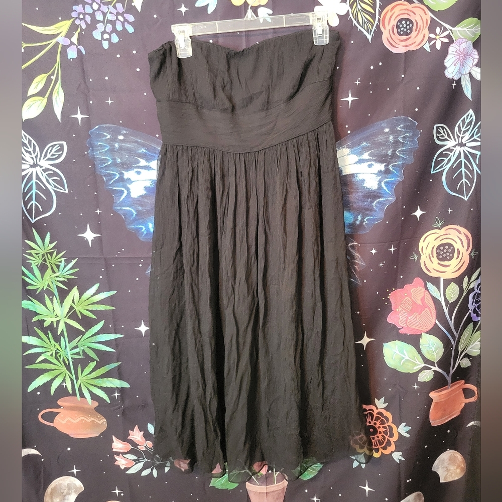 Strapless Black Party Dress, Like New